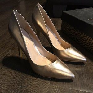 charles by charles david rose gold pact leather pumps